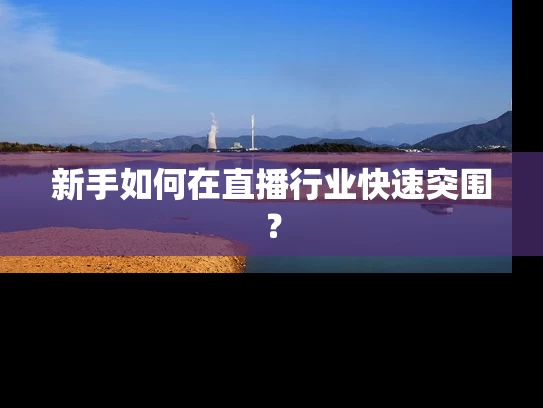 新手如何在直播行业快速突围？