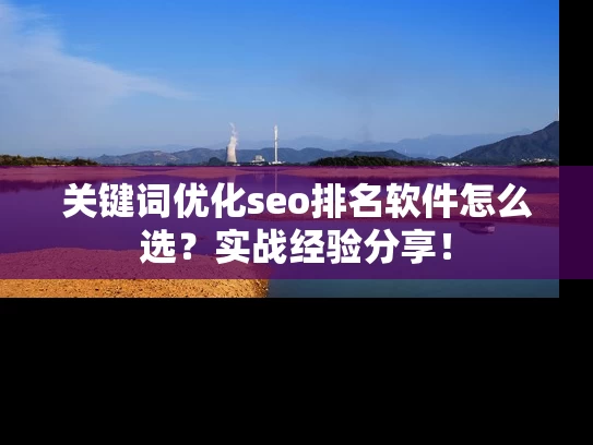 关键词优化seo排名软件怎么选？实战经验分享！