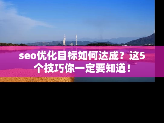 seo优化目标如何达成？这5个技巧你一定要知道！