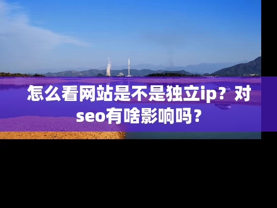怎么看网站是不是独立ip？对seo有啥影响吗？