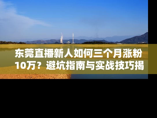 东莞直播新人如何三个月涨粉10万？避坑指南与实战技巧揭秘