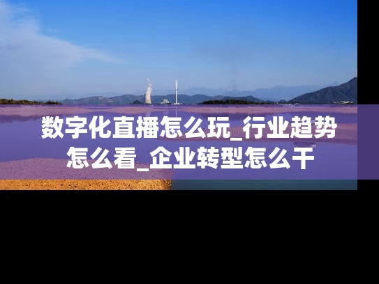 数字化直播怎么玩_行业趋势怎么看_企业转型怎么干