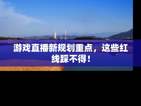 游戏直播新规划重点,这些红线踩不得! 游戏直播新规划重点,这些红线踩不得!