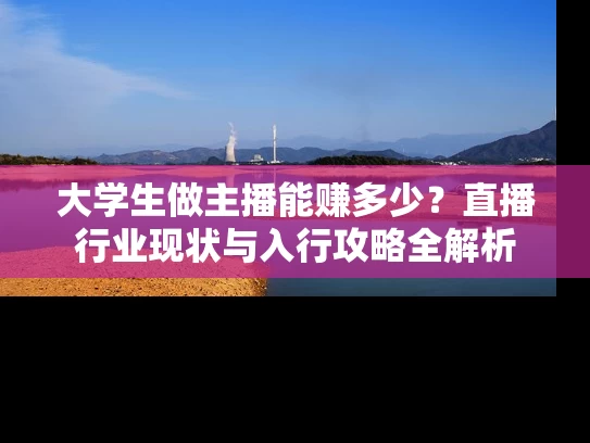 大学生做主播能赚多少？直播行业现状与入行攻略全解析