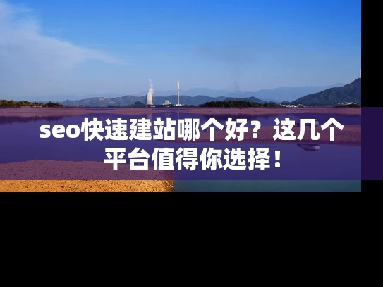 seo快速建站哪个好？这几个平台值得你选择！