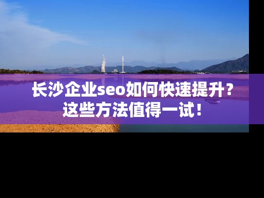长沙企业seo如何快速提升？这些方法值得一试！