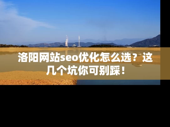 洛阳网站seo优化怎么选？这几个坑你可别踩！