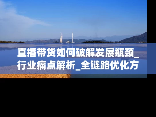 直播带货如何破解发展瓶颈_行业痛点解析_全链路优化方案