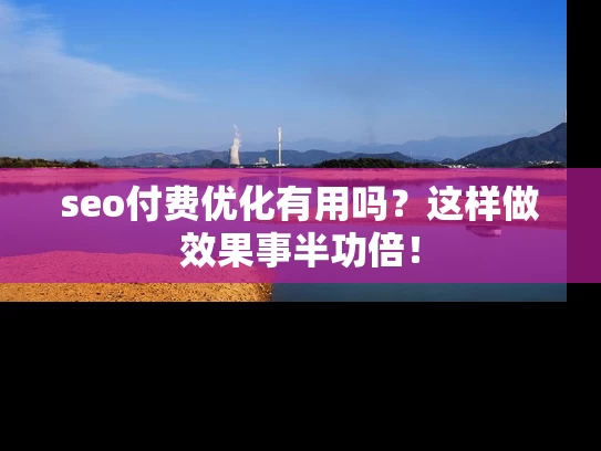 seo付费优化有用吗？这样做效果事半功倍！