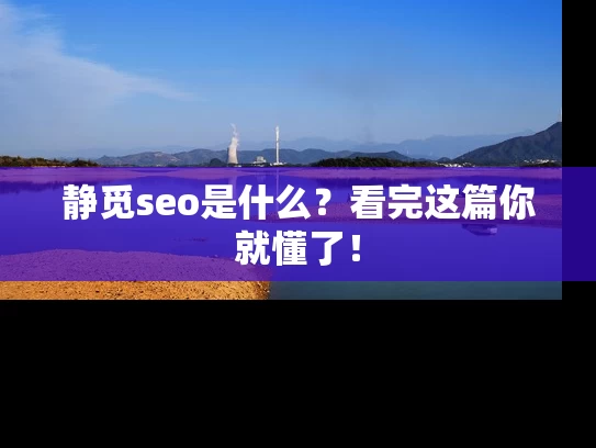 静觅seo是什么？看完这篇你就懂了！