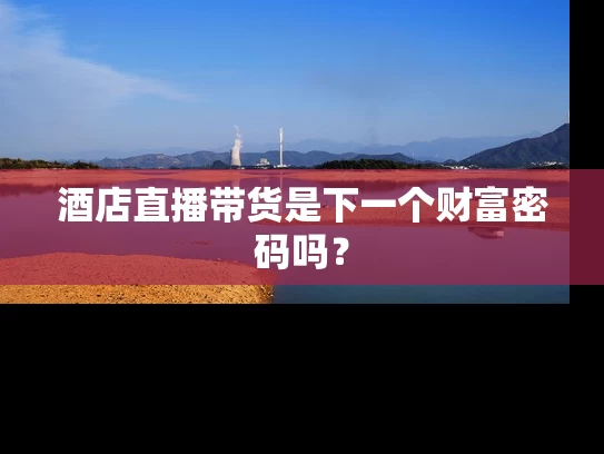 酒店直播带货是下一个财富密码吗？