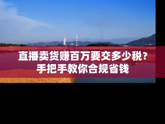 直播卖货赚百万要交多少税？手把手教你合规省钱