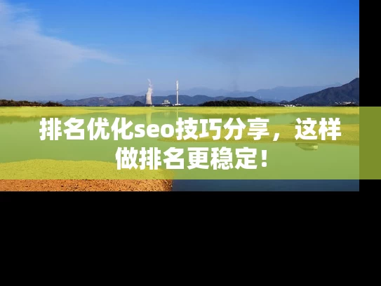 排名优化seo技巧分享，这样做排名更稳定！