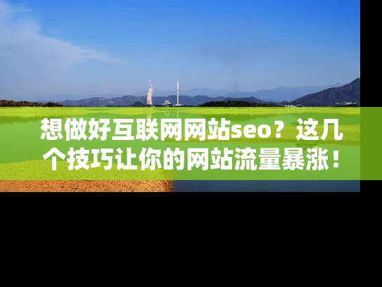 想做好互联网网站seo？这几个技巧让你的网站流量暴涨！