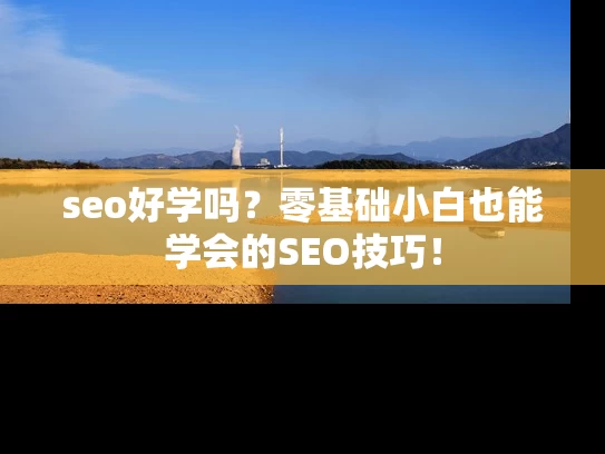 seo好学吗？零基础小白也能学会的SEO技巧！