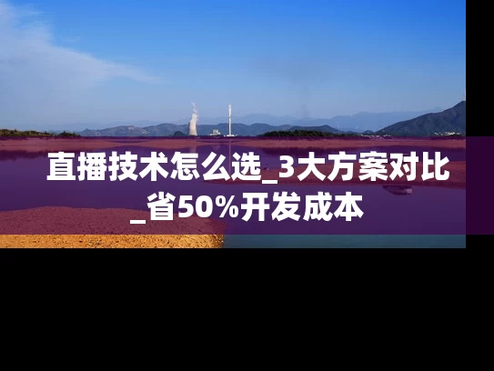 直播技术怎么选_3大方案对比_省50%开发成本