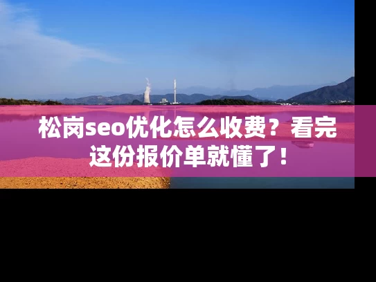 松岗seo优化怎么收费？看完这份报价单就懂了！