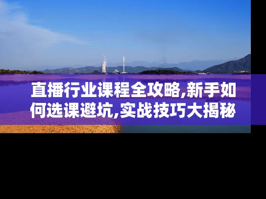 直播行业课程全攻略,新手如何选课避坑,实战技巧大揭秘