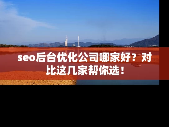 seo后台优化公司哪家好？对比这几家帮你选！