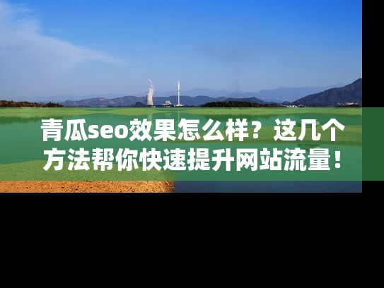 青瓜seo效果怎么样？这几个方法帮你快速提升网站流量！
