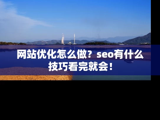网站优化怎么做？seo有什么技巧看完就会！
