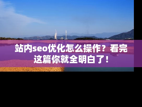 站内seo优化怎么操作？看完这篇你就全明白了！