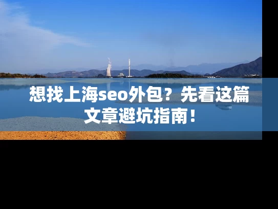 想找上海seo外包？先看这篇文章避坑指南！