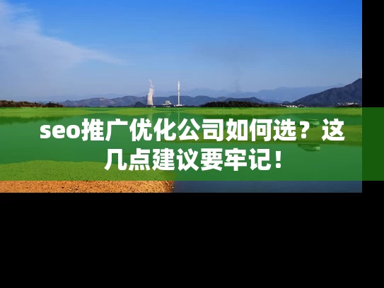 seo推广优化公司如何选？这几点建议要牢记！