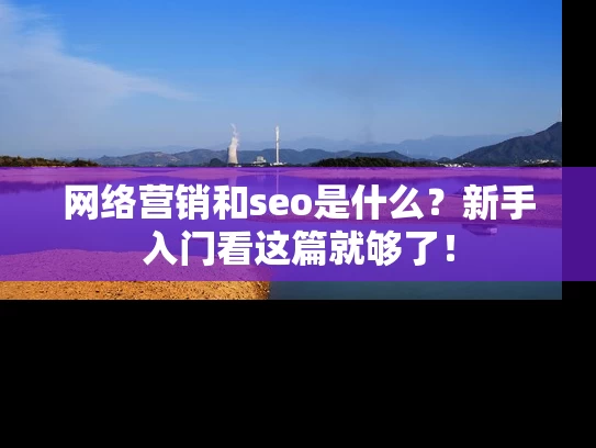 网络营销和seo是什么？新手入门看这篇就够了！