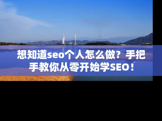 想知道seo个人怎么做？手把手教你从零开始学SEO！