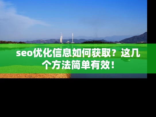 seo优化信息如何获取？这几个方法简单有效！