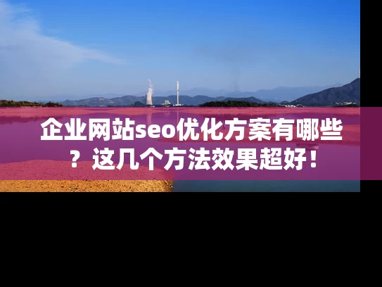 企业网站seo优化方案有哪些？这几个方法效果超好！
