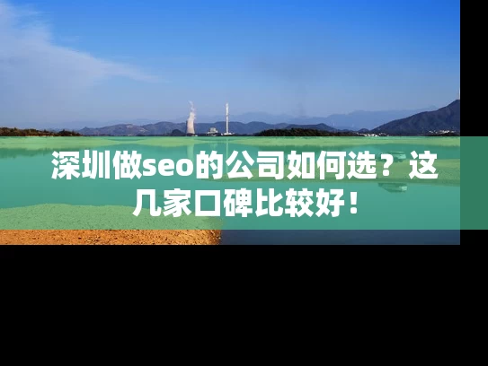 深圳做seo的公司如何选？这几家口碑比较好！