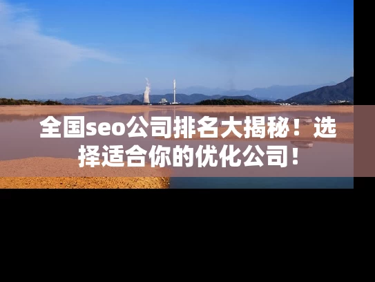 全国seo公司排名大揭秘！选择适合你的优化公司！