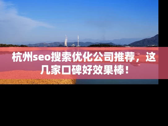 杭州seo搜索优化公司推荐，这几家口碑好效果棒！