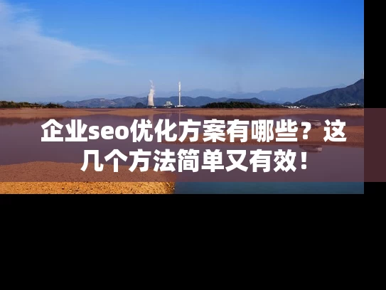 企业seo优化方案有哪些？这几个方法简单又有效！
