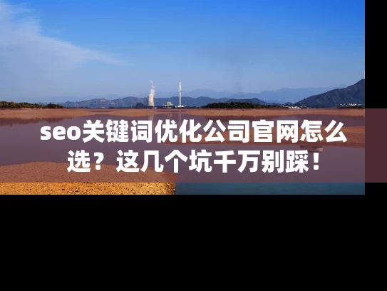 seo关键词优化公司官网怎么选？这几个坑千万别踩！
