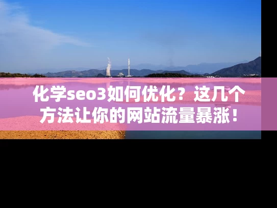 化学seo3如何优化？这几个方法让你的网站流量暴涨！