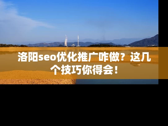 洛阳seo优化推广咋做？这几个技巧你得会！