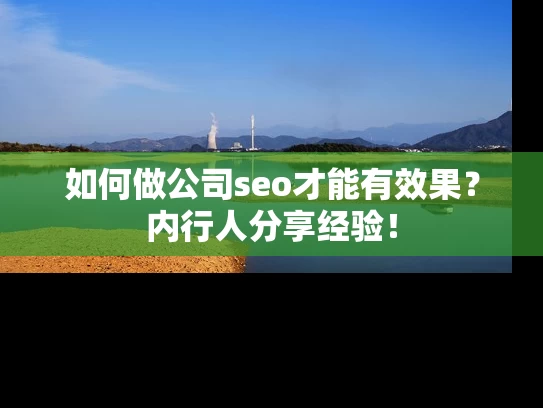 如何做公司seo才能有效果？内行人分享经验！
