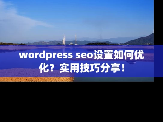 wordpress seo设置如何优化？实用技巧分享！