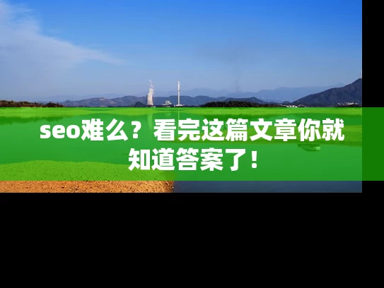 seo难么？看完这篇文章你就知道答案了！