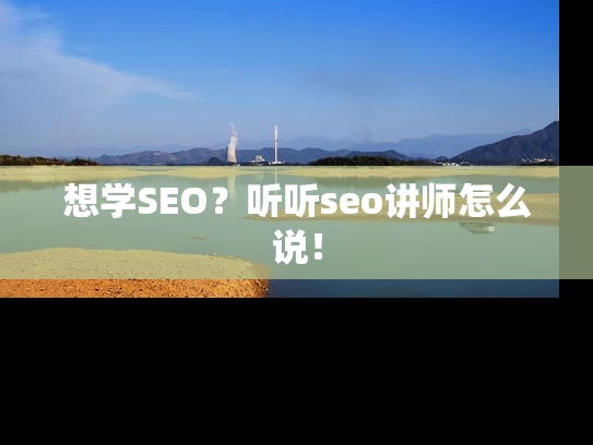 想学SEO？听听seo讲师怎么说！