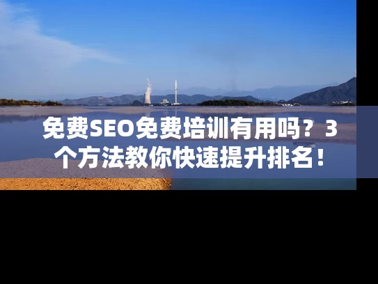 免费SEO免费培训有用吗？3个方法教你快速提升排名！