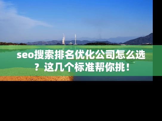 seo搜索排名优化公司怎么选？这几个标准帮你挑！