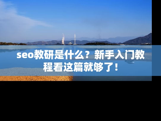 seo教研是什么？新手入门教程看这篇就够了！
