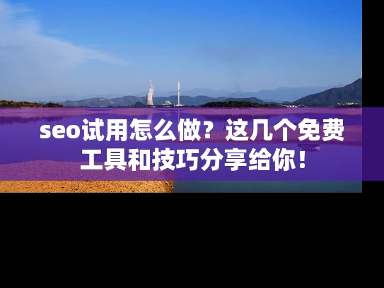 seo试用怎么做？这几个免费工具和技巧分享给你！
