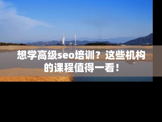 想学高级seo培训？这些机构的课程值得一看！