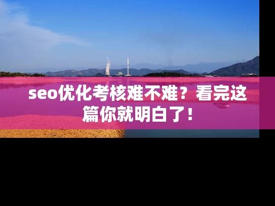 seo优化考核难不难？看完这篇你就明白了！
