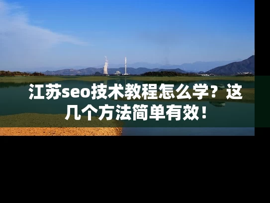 江苏seo技术教程怎么学？这几个方法简单有效！